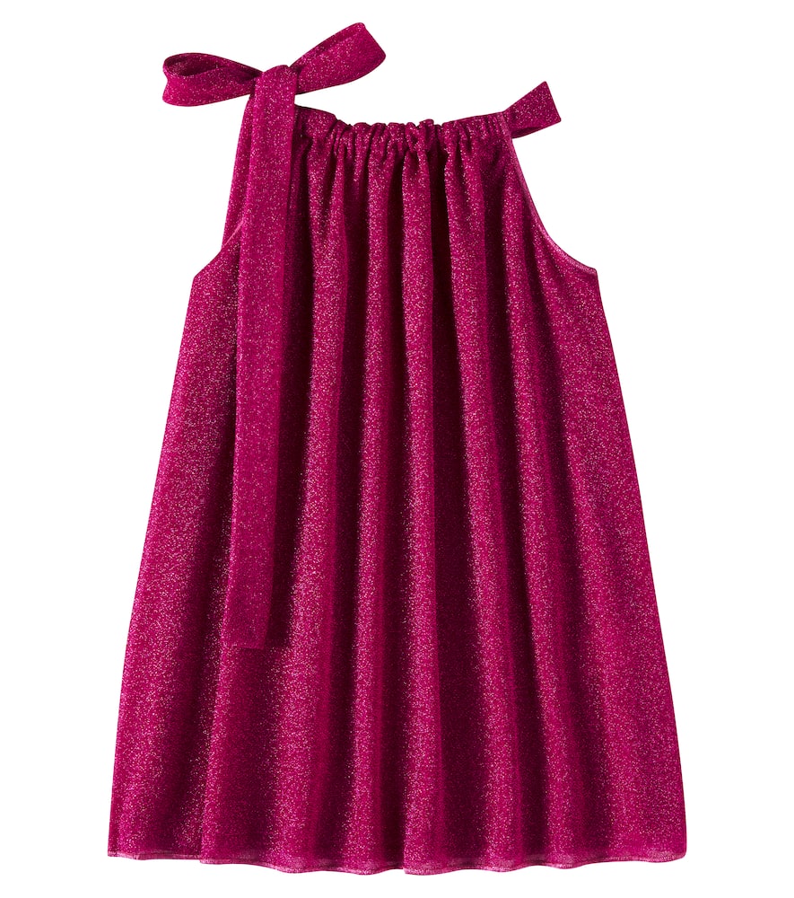 Oséree Kids Lumière lamé dress