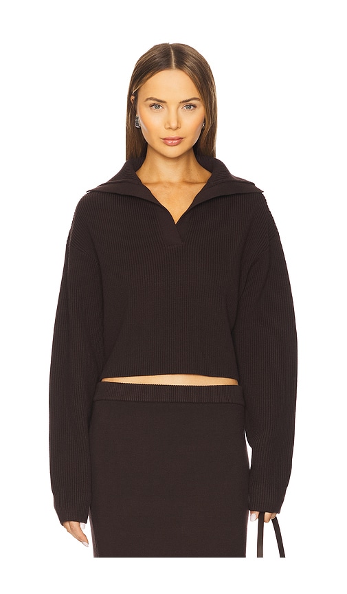 SER.O.YA Retta Sweater in Chocolate. -  XXS also in L, M, S