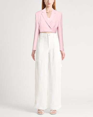 Woman Blazer Pink Size M Polyester, Viscose, Elastane