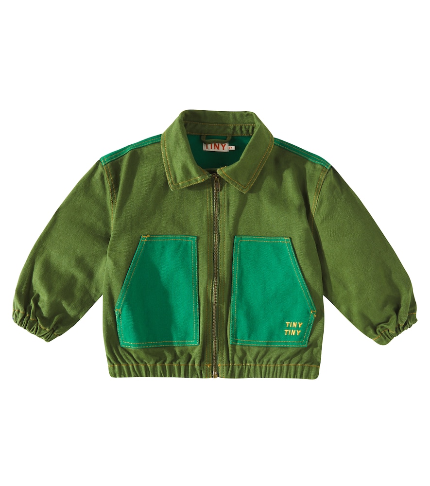 Tinycottons Colorblocked cotton jacket