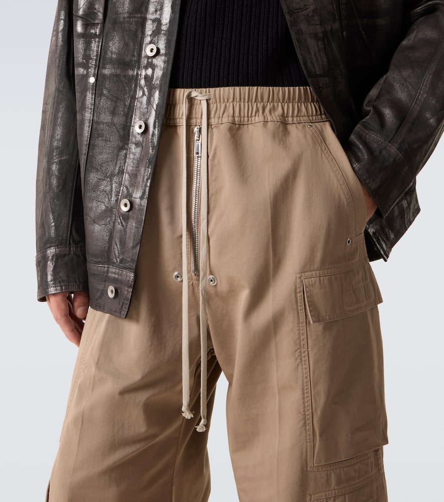 DRKSHDW cotton flannel cargo pants