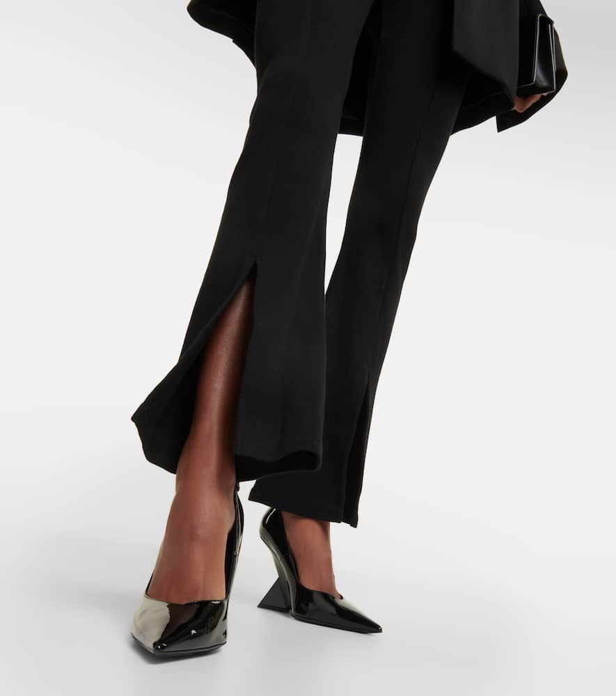 X EmRata Morrison cotton-blend flared pants