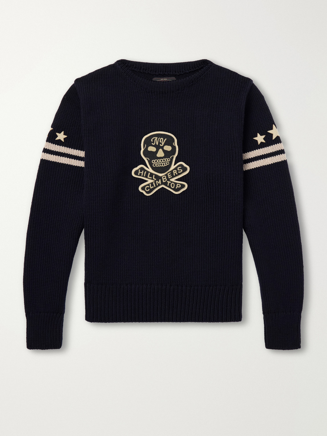 Appliquéd Wool Sweater