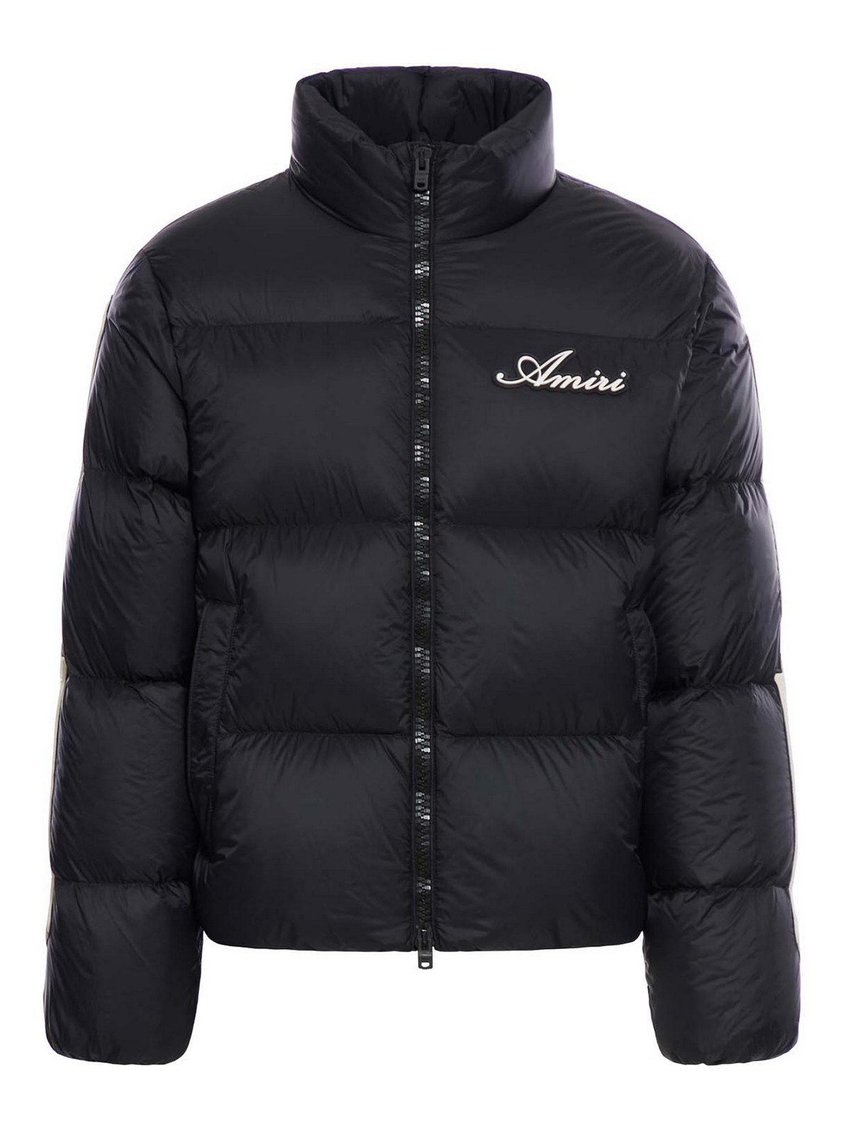 Amiri - bones patch high collar puffer jacket