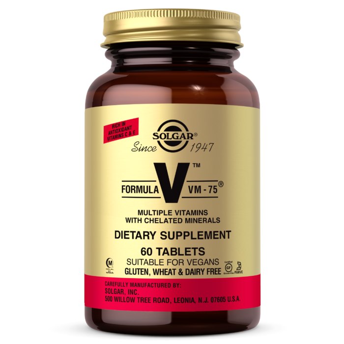 Solgar - Solgar Formule VM-75 60 tabletten