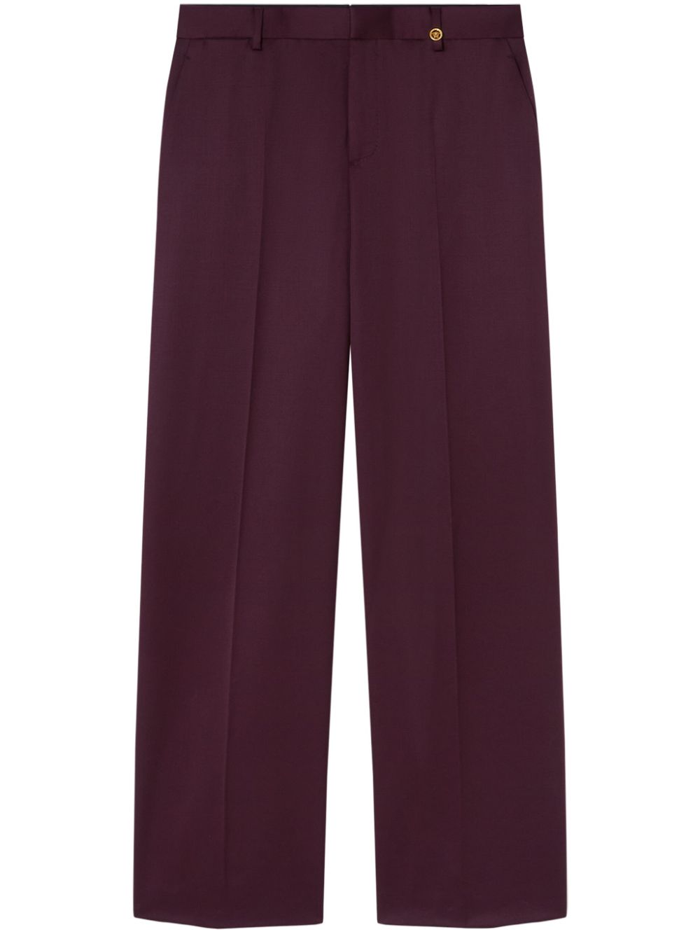 Wide-leg tailored trousers