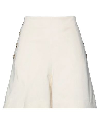 Woman Shorts & Bermuda Shorts Ivory Size 6 Viscose, Polyamide, Elastane