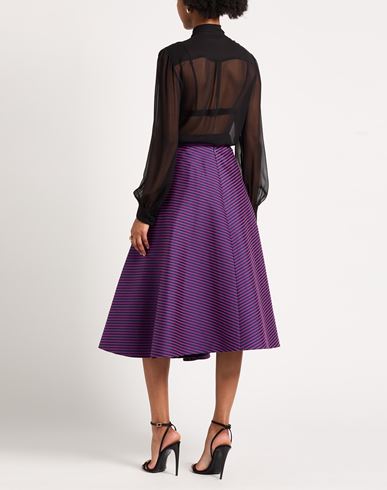 Woman Midi skirt Mauve Size 4 Polyester, Wool, Polyamide