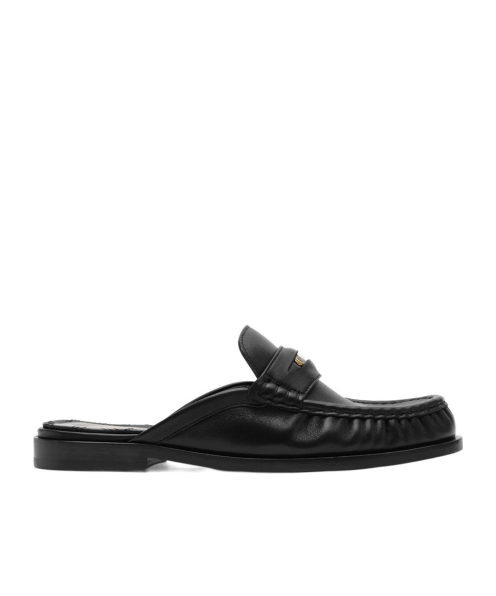 Leather Cadet Mules