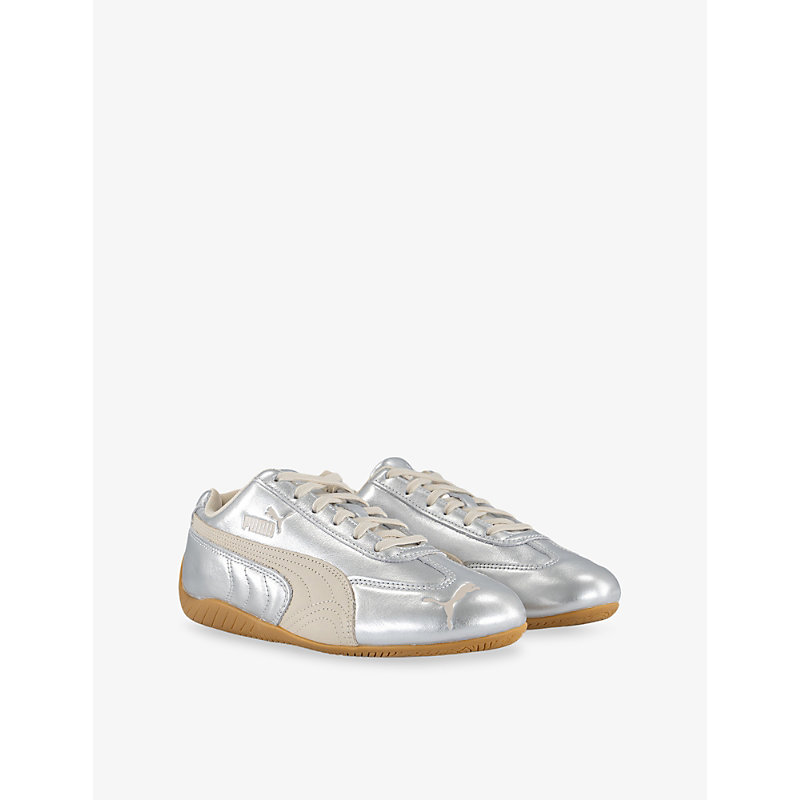 Womens Speedcat OG Metallic Leather Trainers