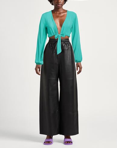 Collection Woman Top Turquoise Size S Rayon