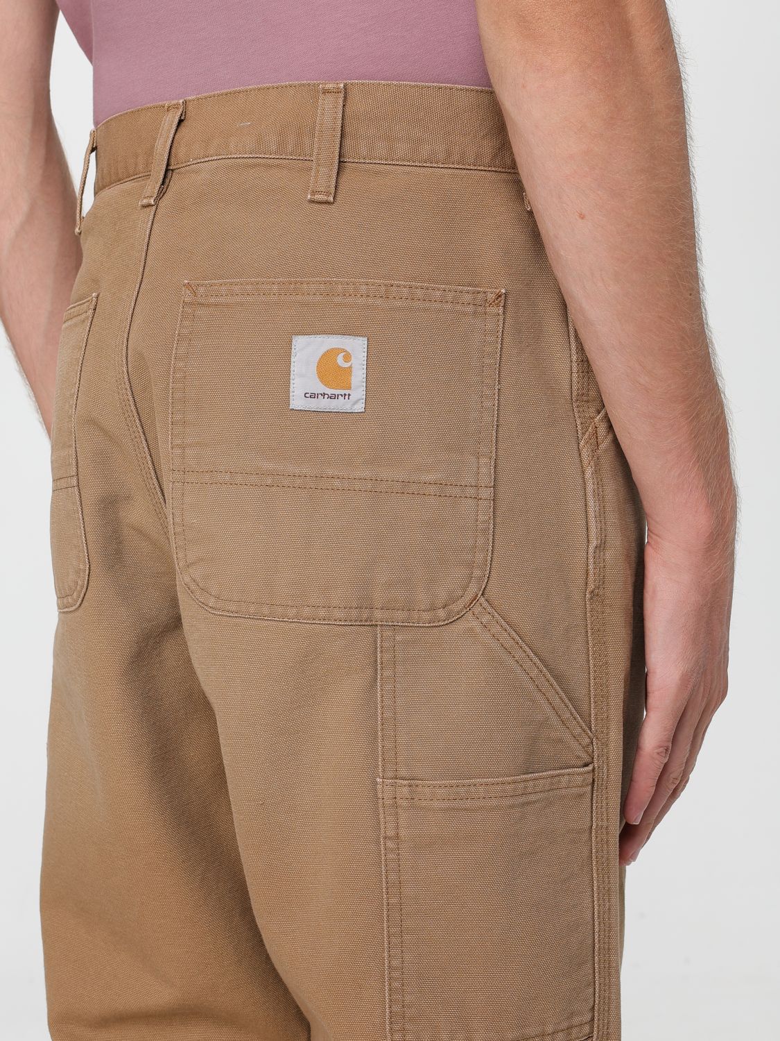 Pants Men color Leather
