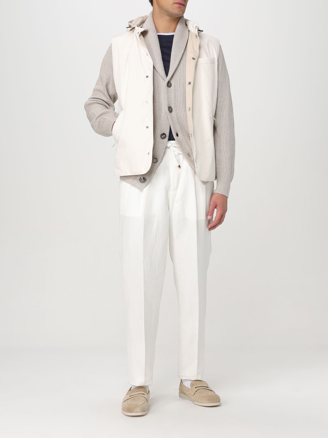 Pants Men color White