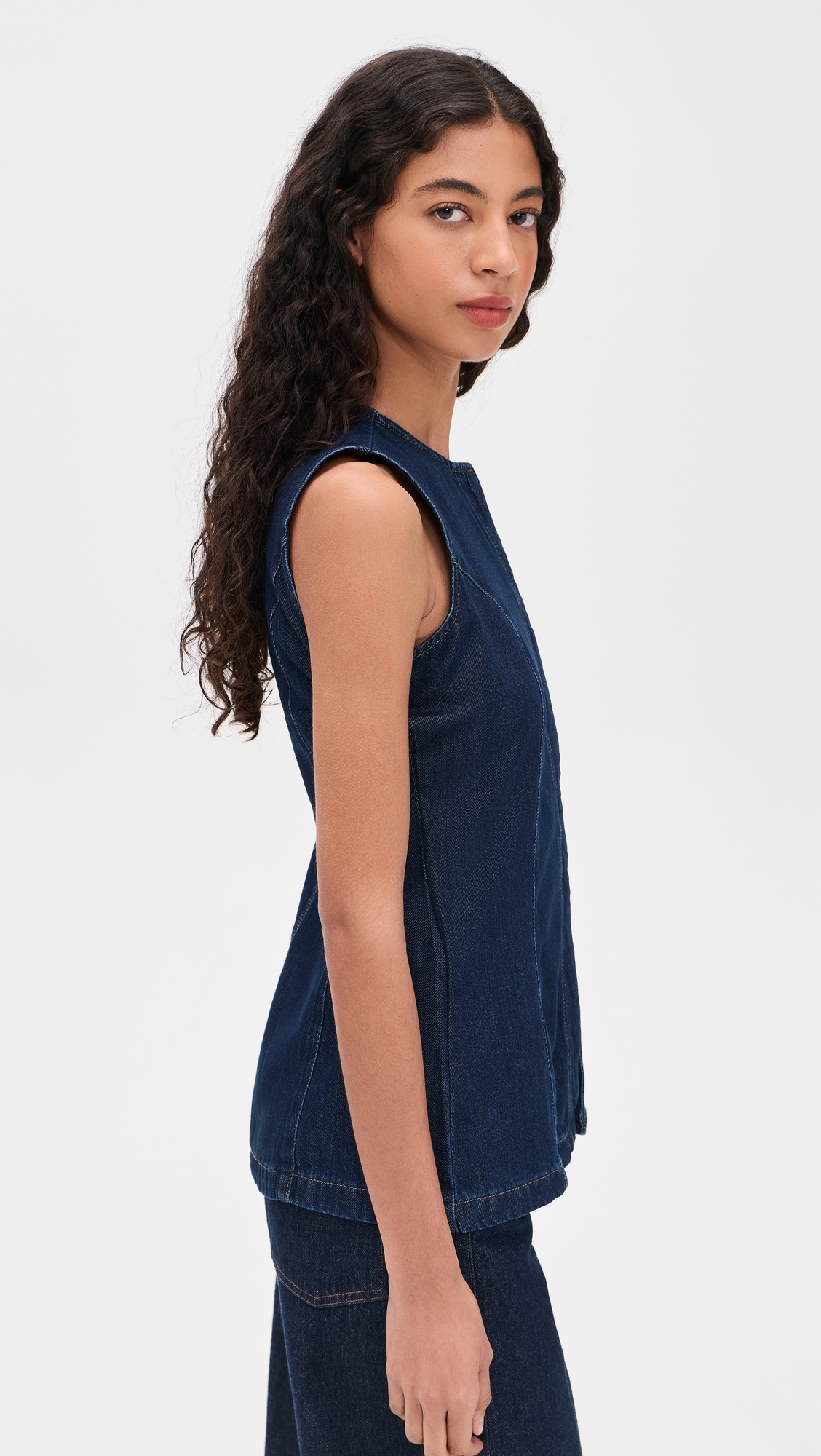 The Seamed Denim Tunic Honor