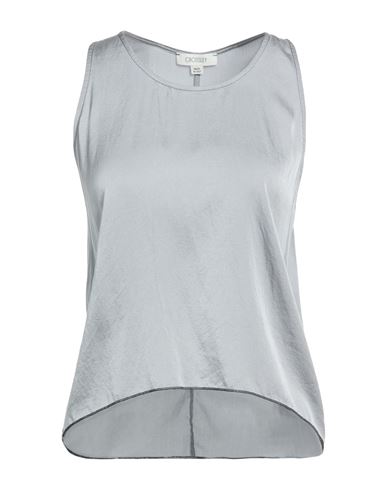 Woman Top Grey Size S Silk, Elastane