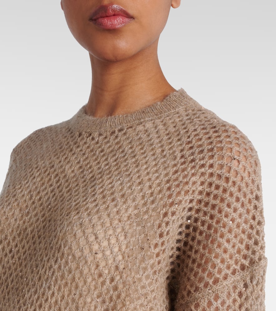 Belted knitted midi dress