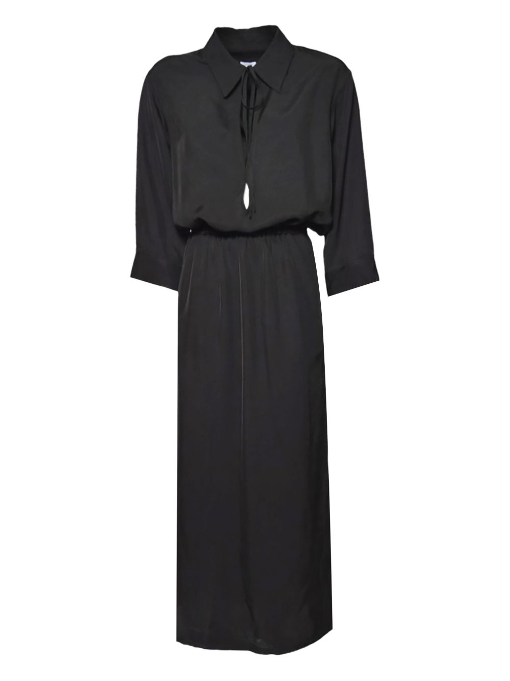 Blouse midi dress - Black