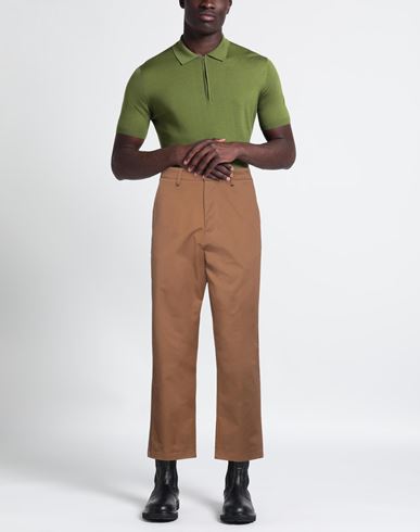 Man Pants Brown Size 30 Cotton, Elastane