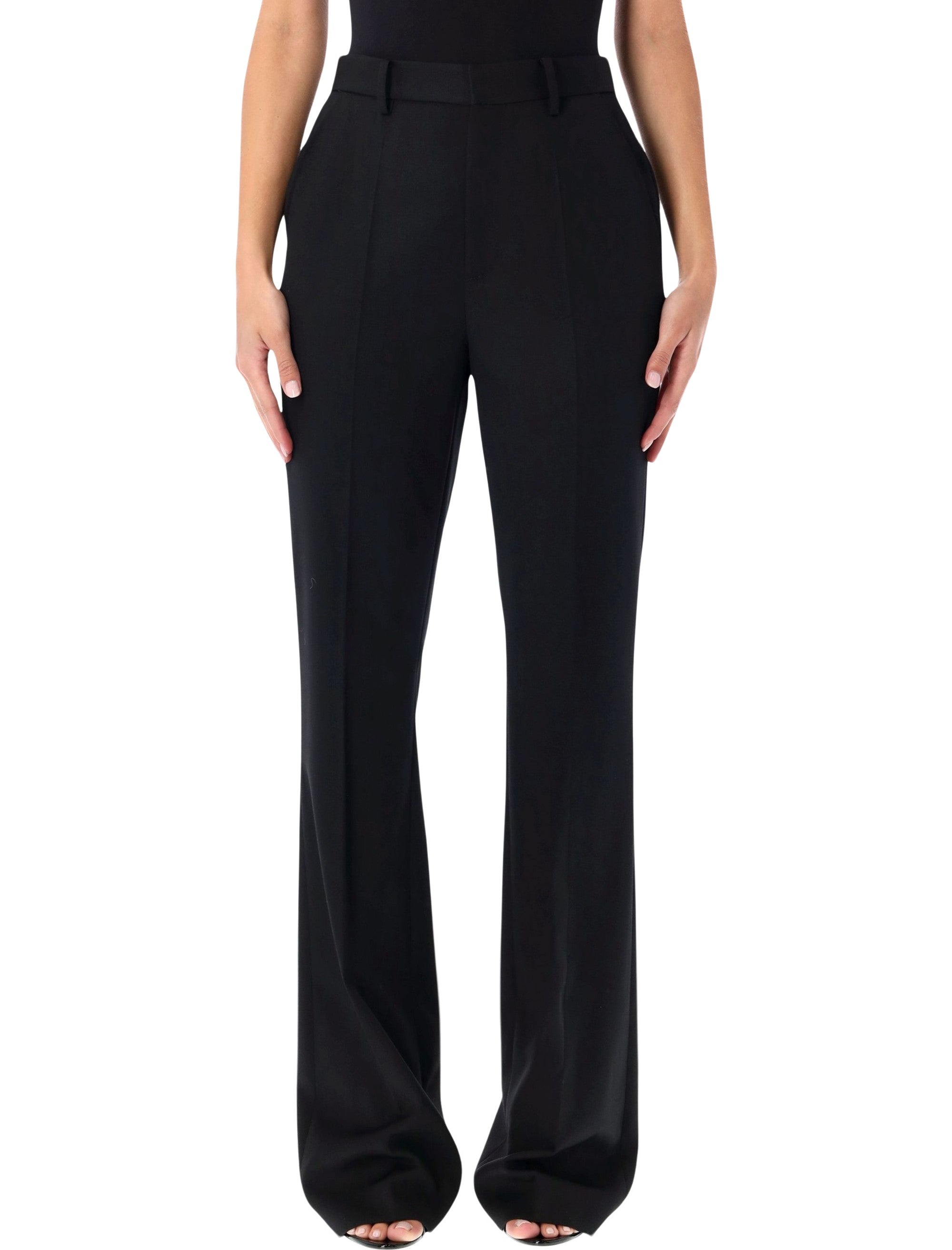 Refined Slim-Leg Bootcut Trousers - Size 4
