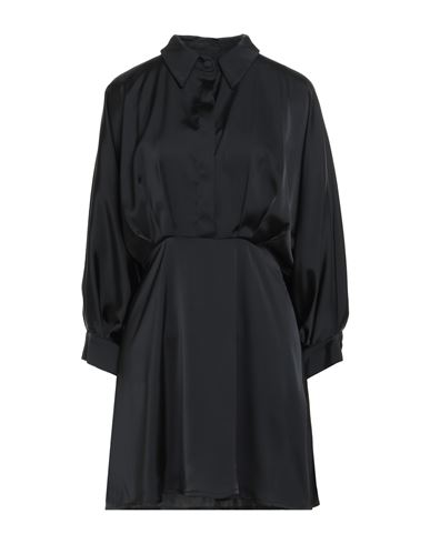 Woman Mini dress Black Size S Polyester