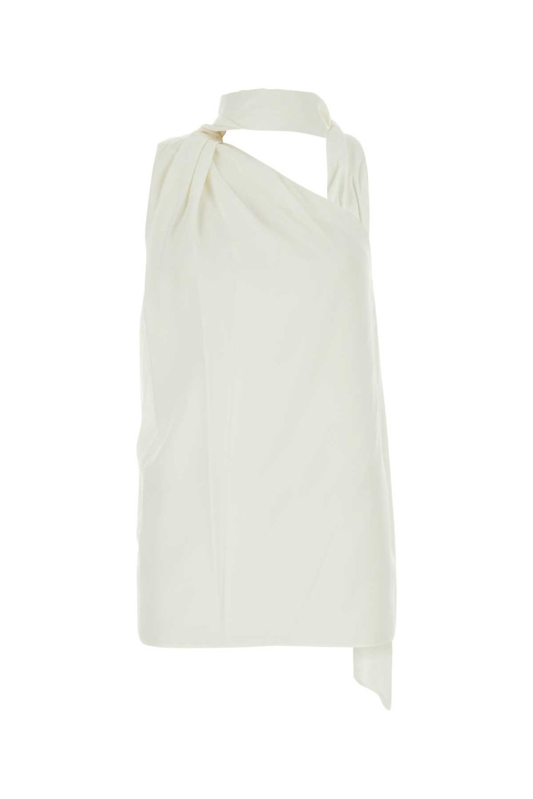 One-shoulder Scarf Top