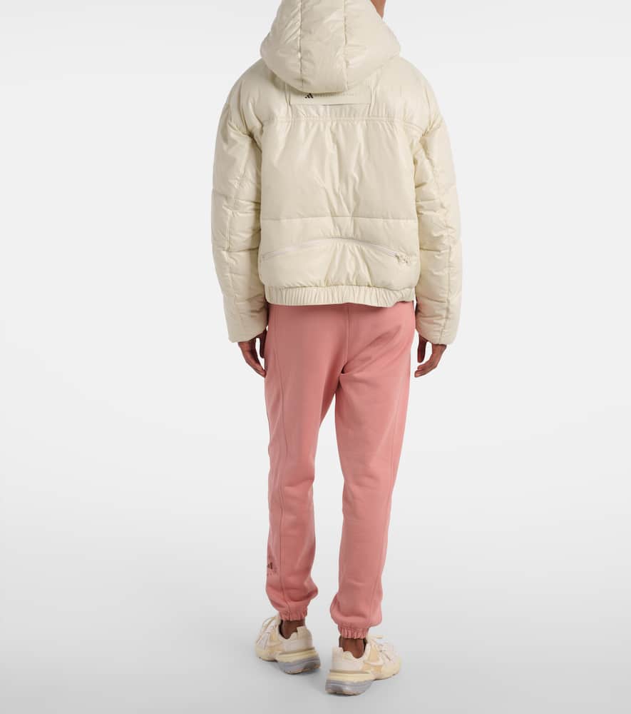 Hooded cropped jacket