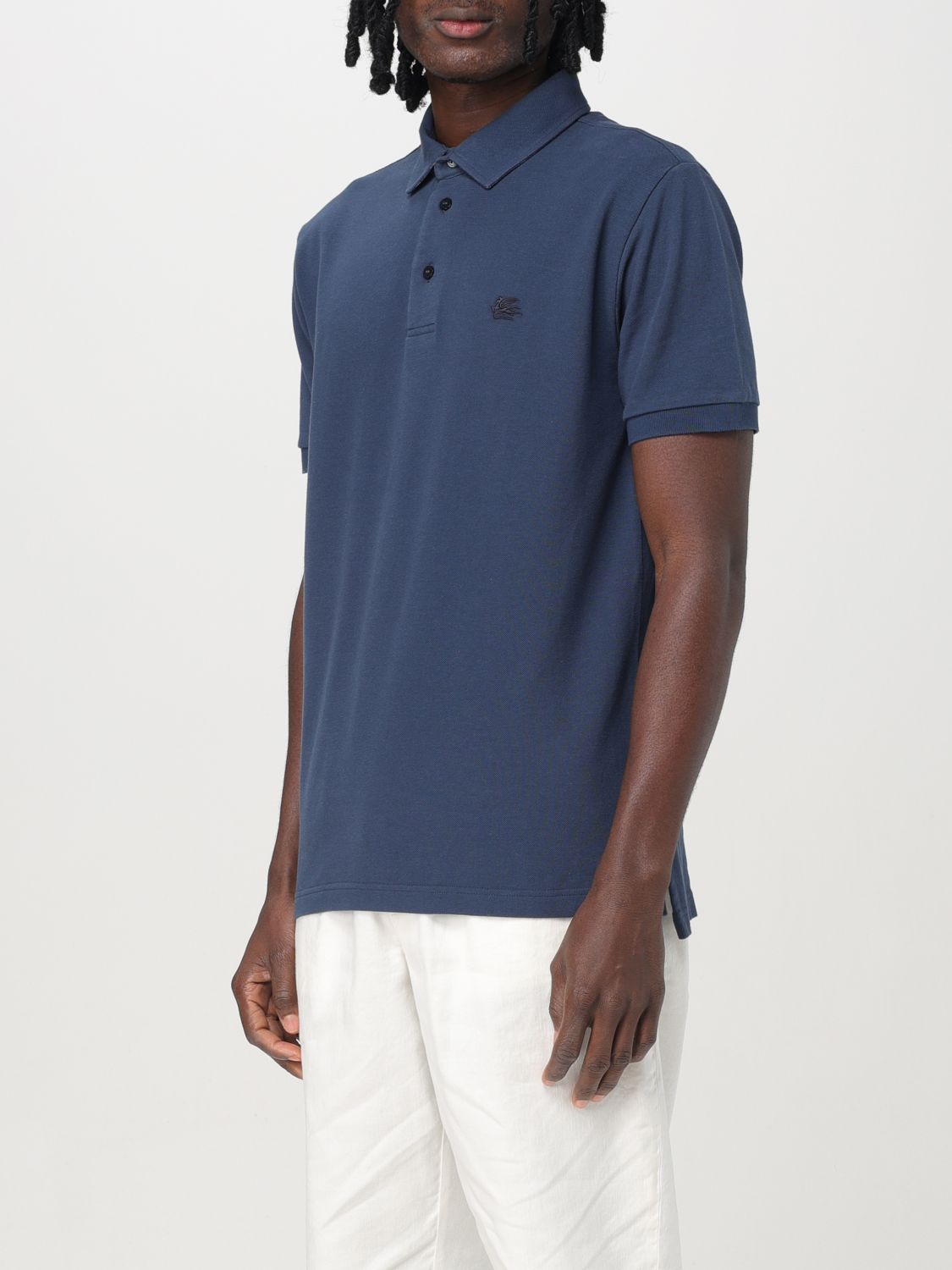 Polo Shirt Men color Blue