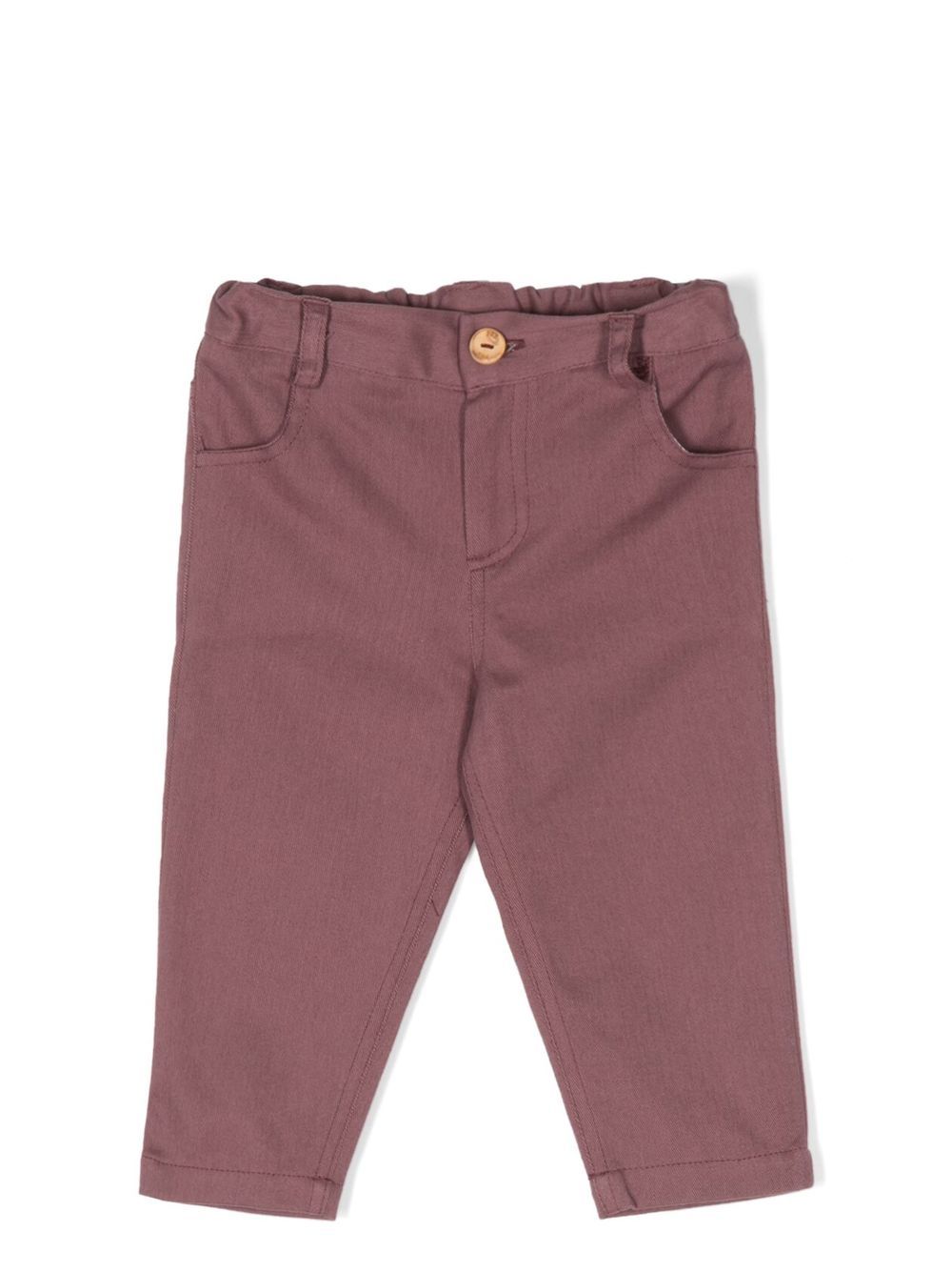 Slim-cut chino trousers - Purple