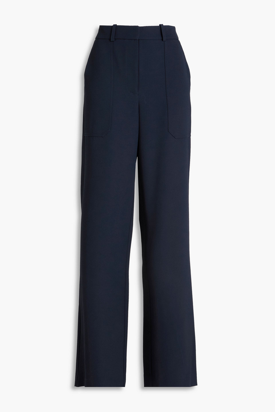 Cole twill flared pants - Blue - US 0