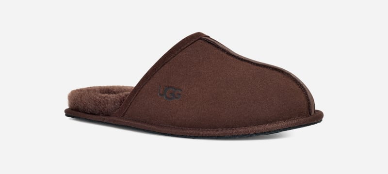 ® Men's Scuff Sheepskin Backless Slipper in Dusted Cocoa