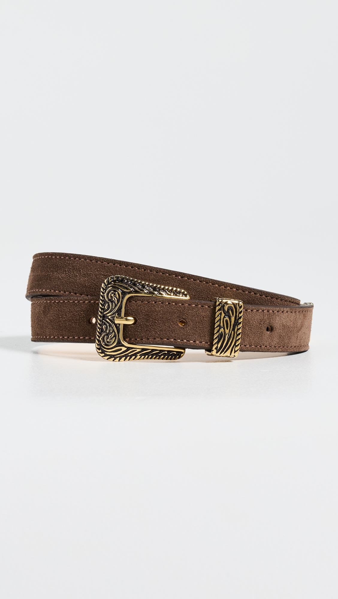 No.15 Leather Belt Chocolate L