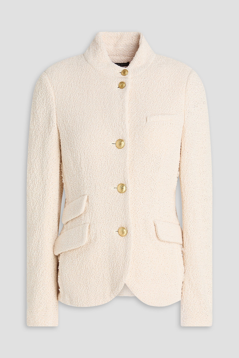 Slade frayed cotton jacket - White - US 4