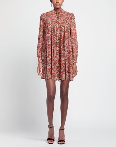 Woman Mini dress Rust