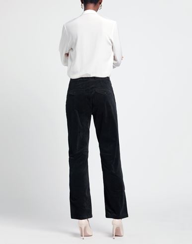 Woman Pants Black Size 4 Cotton, Elastane