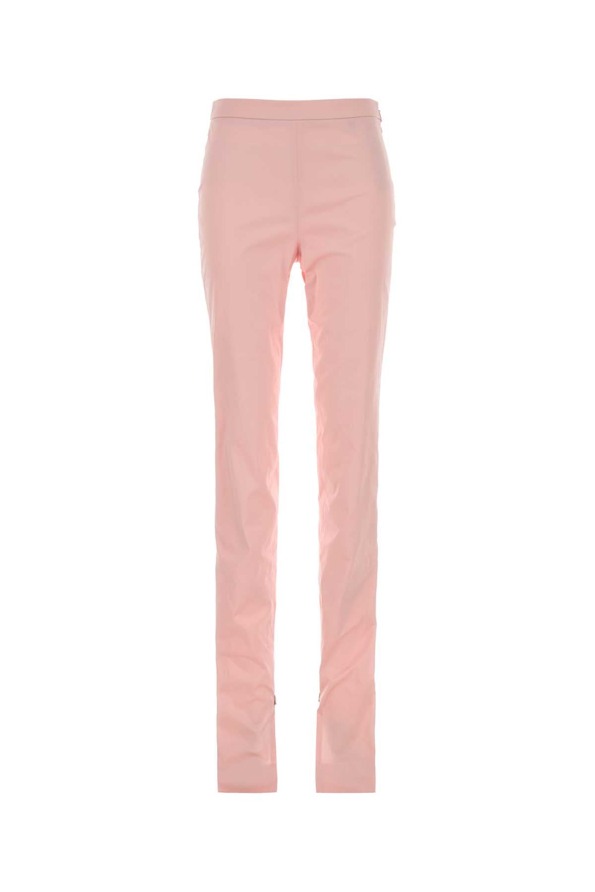 Silk-Faille Trouser — Pink
