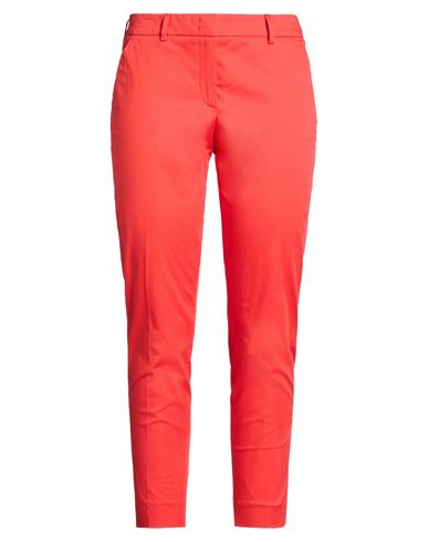 Woman Pants Tomato red Size 6 Cotton, Elastane