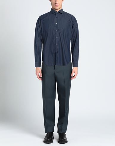 Man Shirt Midnight blue Size 17 ½ Cotton