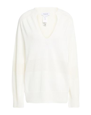 Woman Sweater White Size 4 Cotton, Linen, Polyester