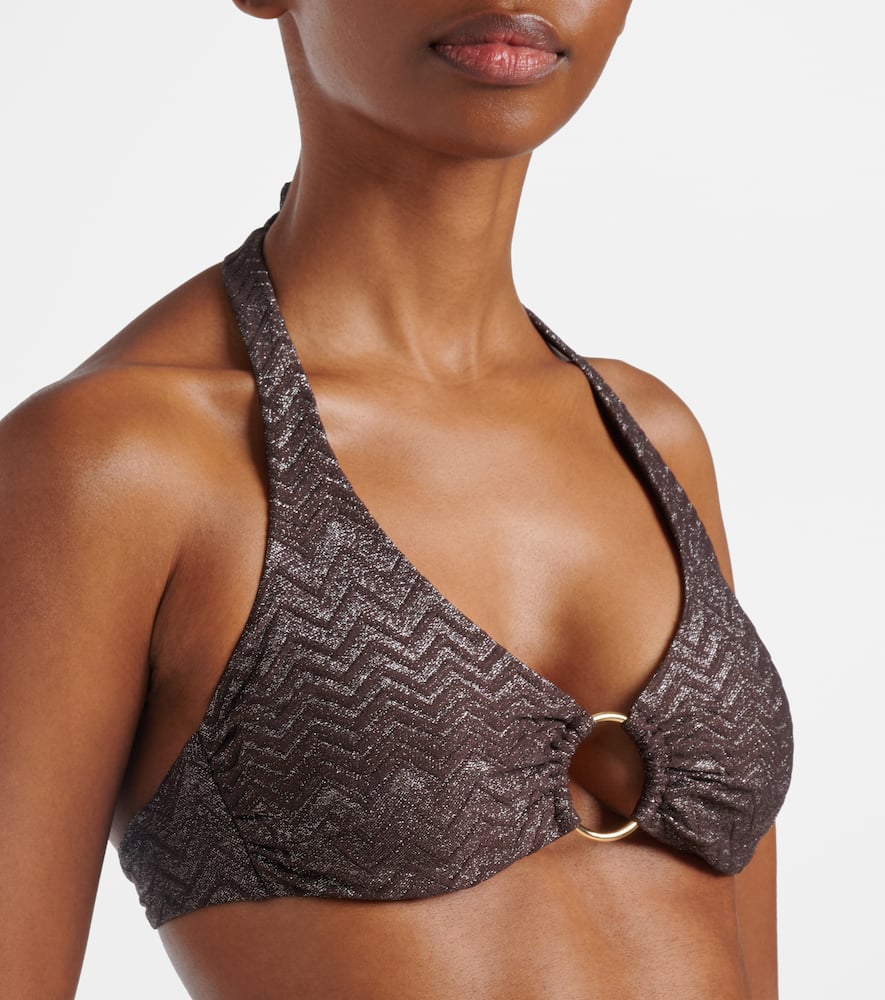 Brussels halterneck bikini top