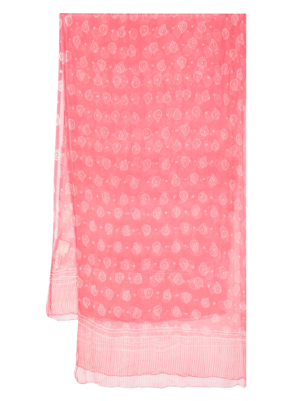 Cloe Cassandro paisley-print silk sarong - Pink