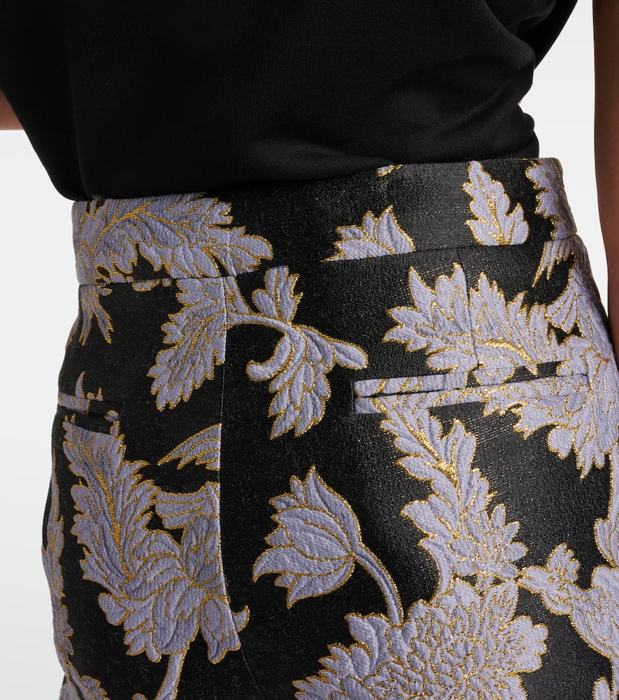 Saturday Night jacquard bootcut pants