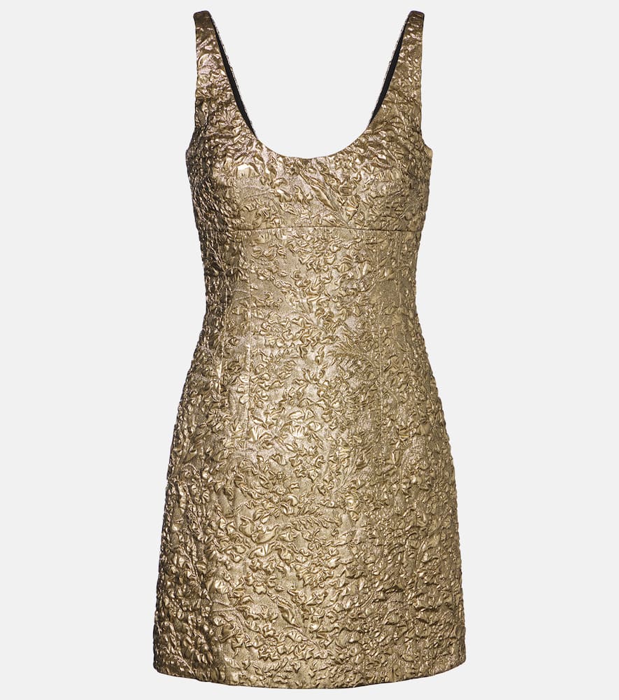 Einna floral jacquard minidress