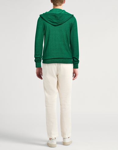 Man Sweater Green Size 40 Wool