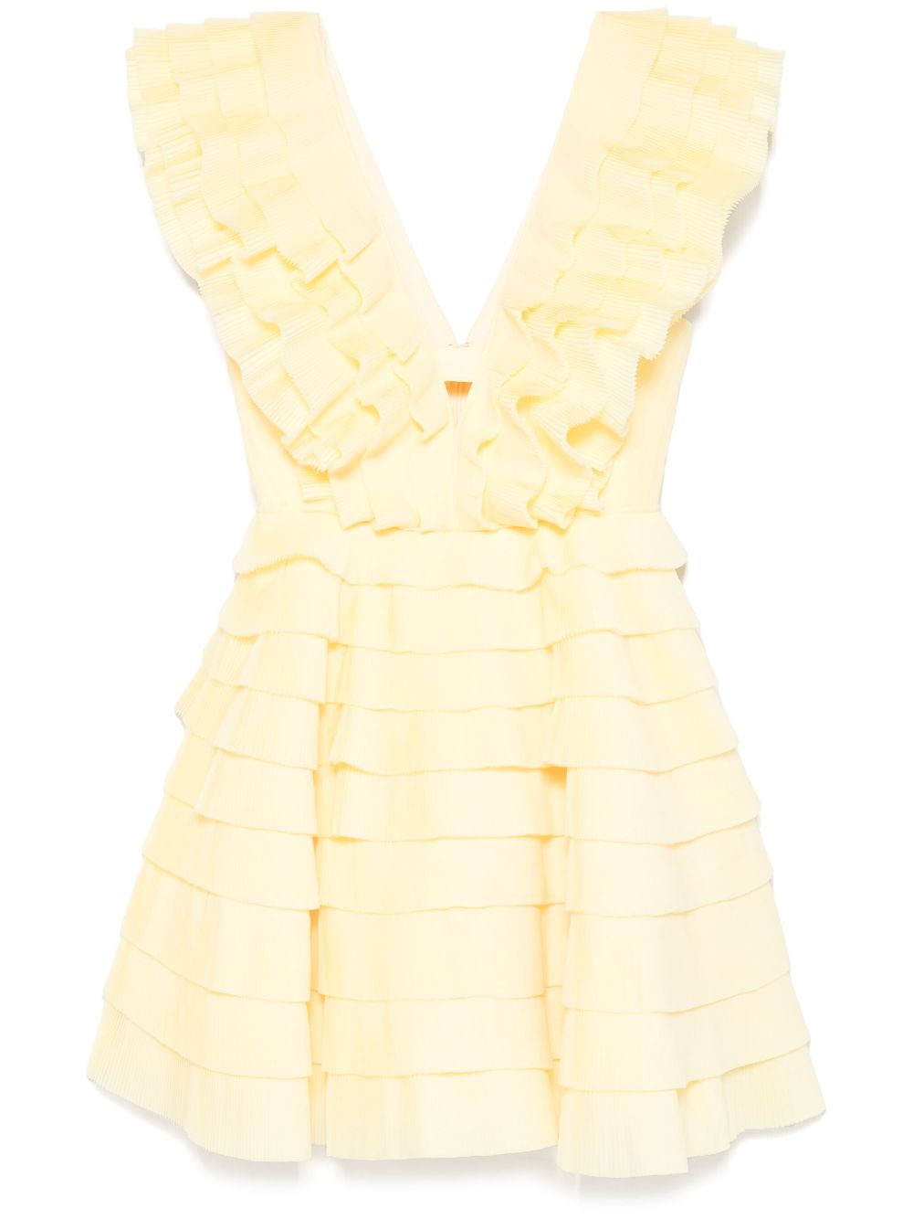 Reflection mini dress - Yellow