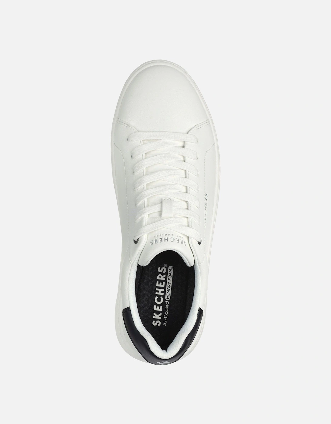 Men's Skechers Court Break Suit Sneaker Synthetic Men's White Trainers - Size: 11