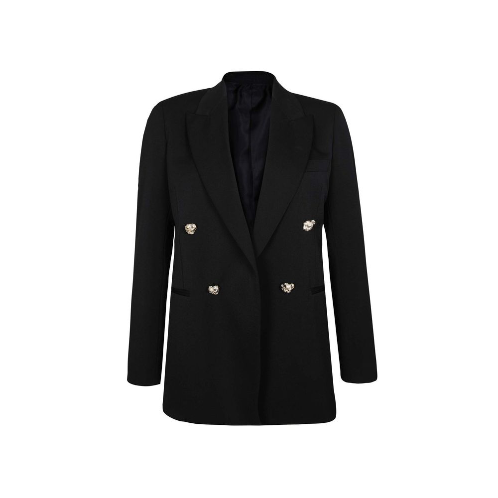 Virgin Wool Blazer — Black