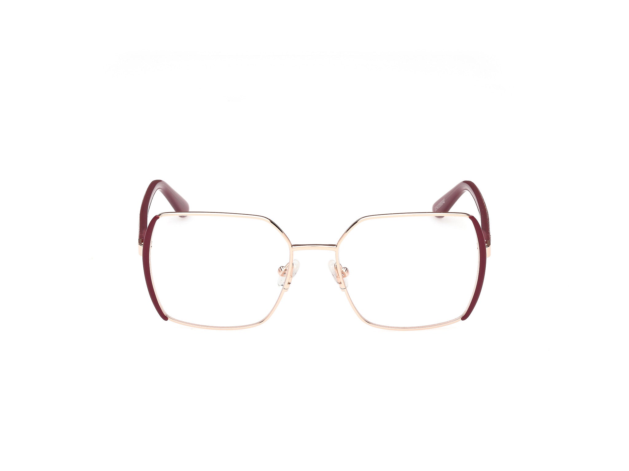 Guess by Marciano Woman Guess by Marciano GM50014 071 Optical frames Metal Bordeaux Squared Norma