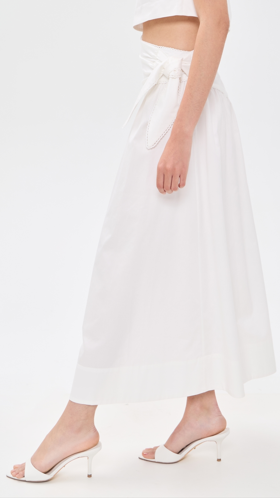 Dixie Tie Skirt White
