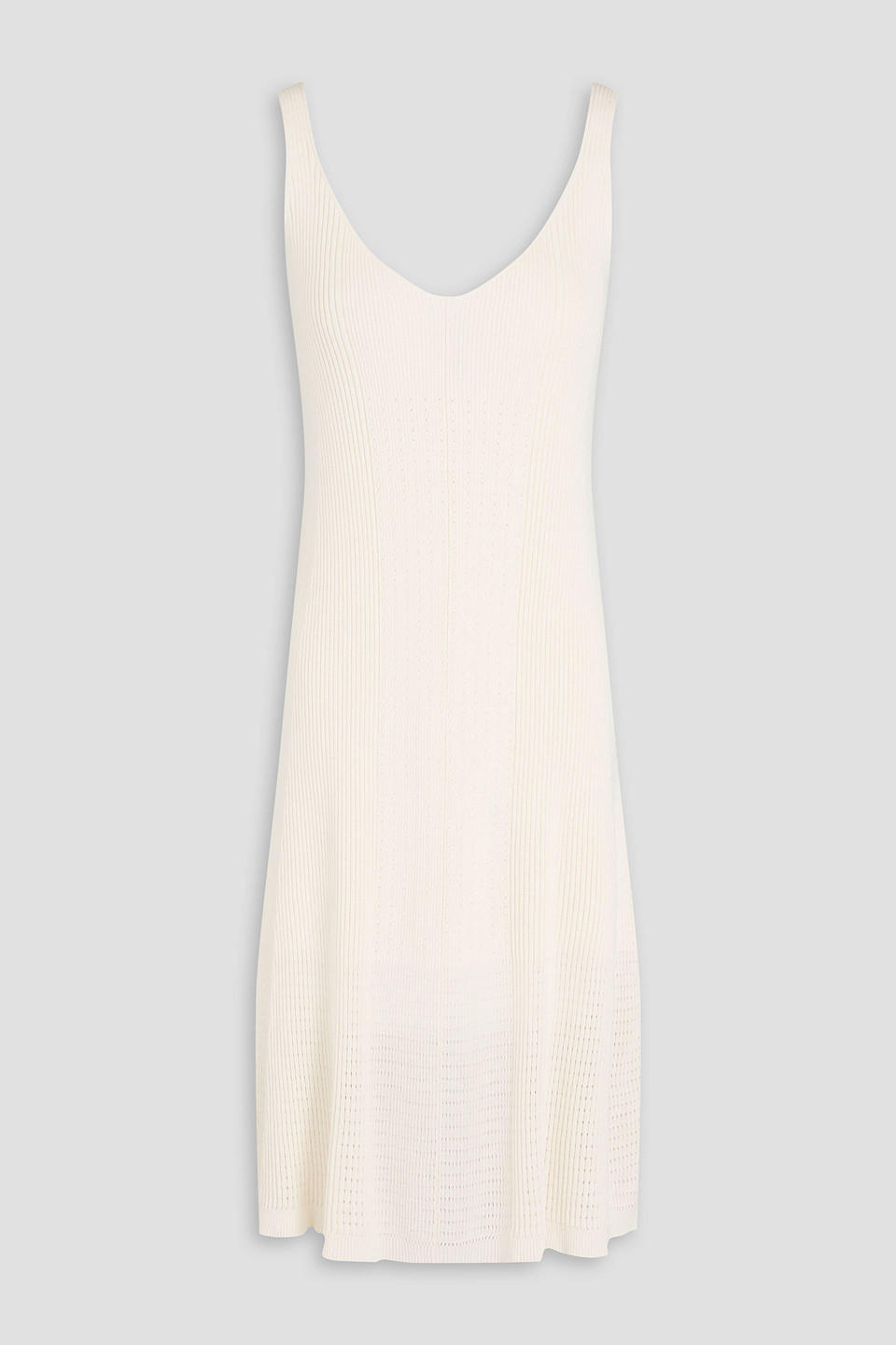 Ribbed-knit dress