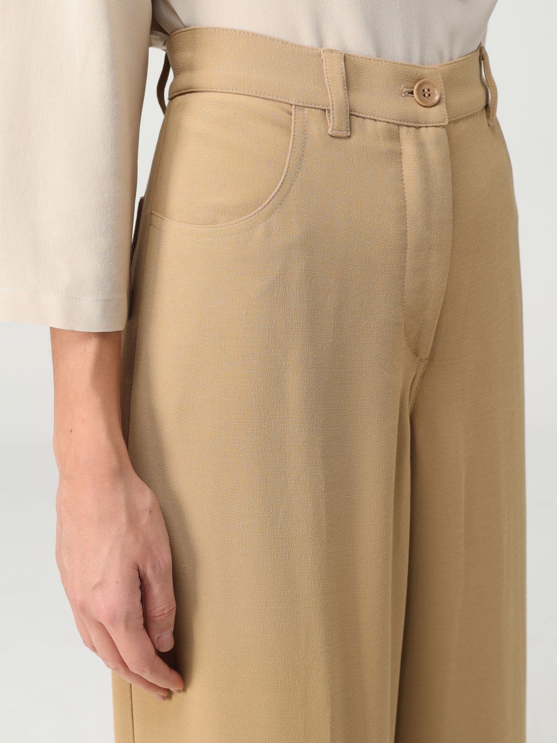Pants Woman color Camel